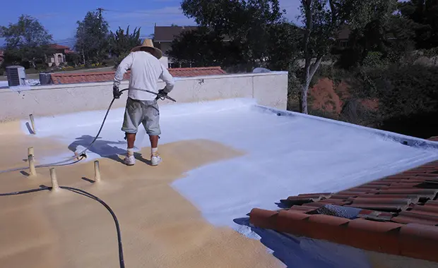 Residential Flat-Roofing Spray Foam for Apple Valley
