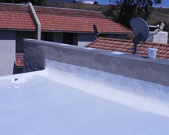Lightweight Polyurethane Foam Roof Coating Commercial SPF Roofing System Contractor in Ontario
