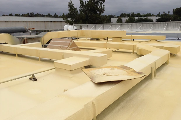 Commercial Spray Polyurethane Roof Repair Inland Empire
