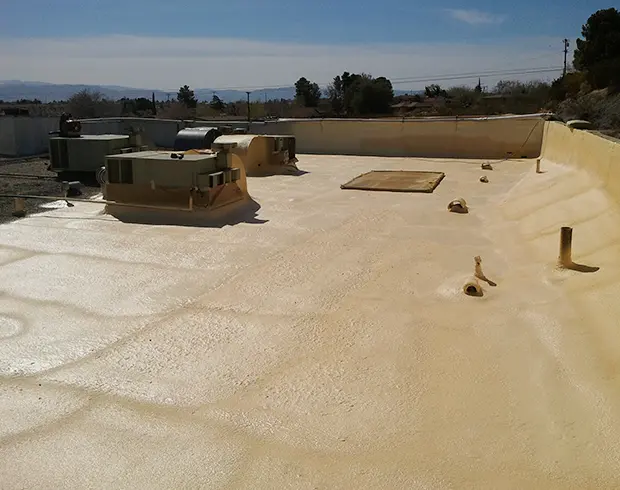 Virtually Leakproof Spray Polyurethane Foam Roofing