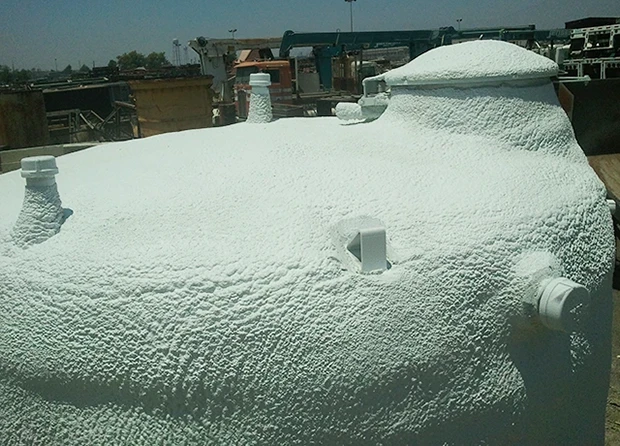High R-Value Insulation for Hot & Cold Storage Tanks