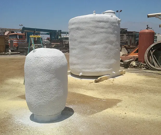Spray Polyurethane Storage Tank Insulation Riverside